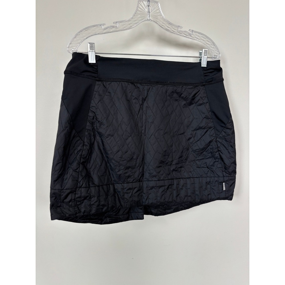 Mountain Hardwear Womens Black Quilted Insulated Hiking Mini Skirt Large L